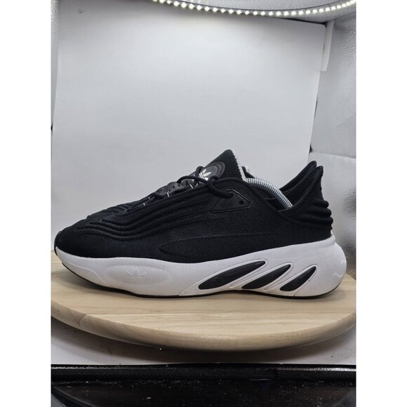 MEN'S ADIDAS ADIFOM SLTN Black / Core Black / Cloud White HP6477 Shoes Size 12 - Picture 1 of 8